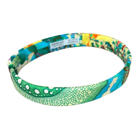 New HERMES Silk Mistinguett Headband Made in France One Size Fits All Hairband main image 10